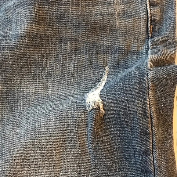 Judy Blue High Rise Denim Patch Boyfriend Jeans Medium Wash Women’s sz 3| 26 - Picture 12 of 16